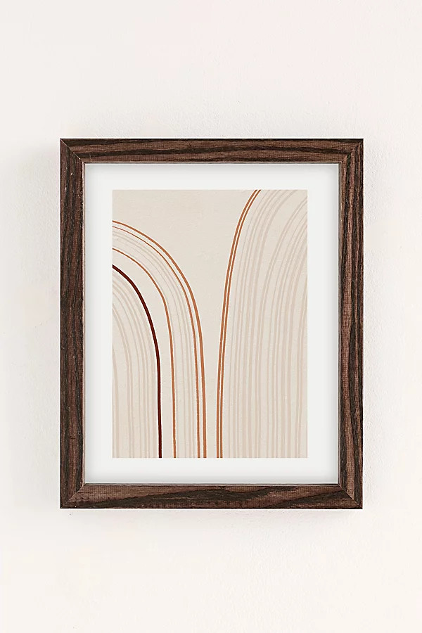 Iveta Abolina Mid Century Line Art IX Art Print | Urban Outfitters (US and RoW)