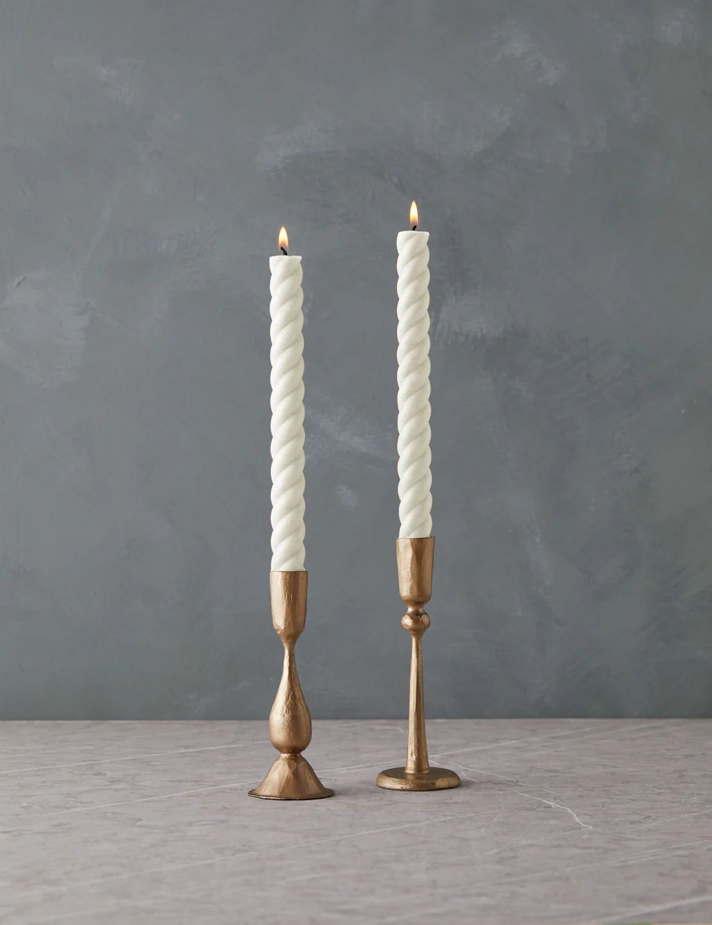 Rope Taper Candles (Set of 2) | Lulu and Georgia 
