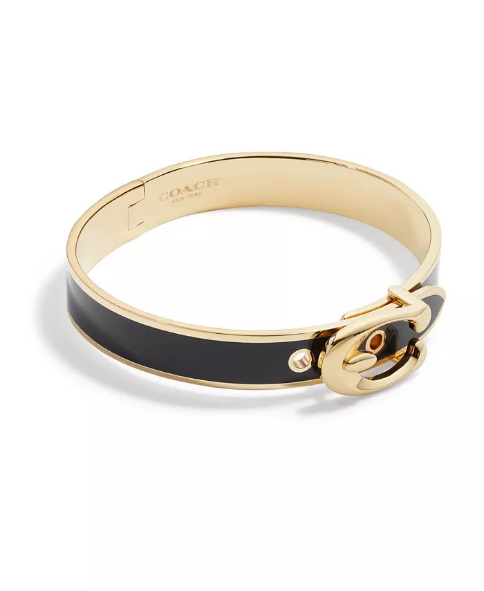 COACH Signature C Buckle Bangle Bracelet - Macy's | Macy's