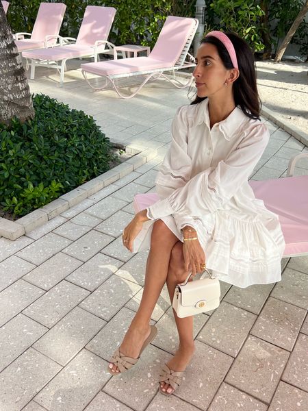 a lover of white & pink 🎀 shop my spring look in miami with saks

#LTKstyletip #LTKitbag #LTKbump