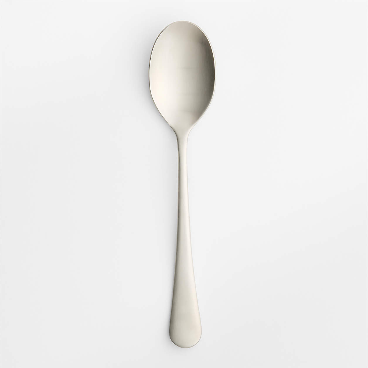 Caesna Satin Serving Spoon by Robert Welch + Reviews | Crate & Barrel | Crate & Barrel