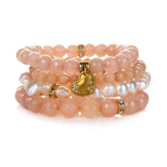 "Kind" Color Karma Bracelet Set | Sequin