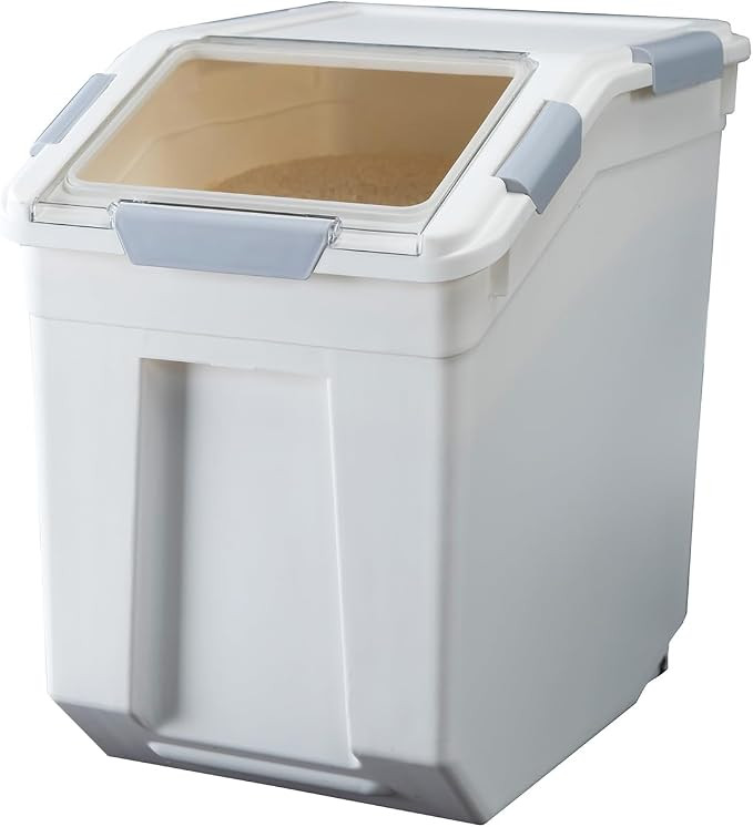 15 Liter / 30 lbs Rice Storage Container with Measuring Cup, BPA free, For Rice | Grain | Pet Foo... | Amazon (US)