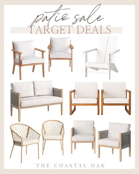 Target outdoor furniture still on major sale!

outdoor chairs dining chairs patio porch outside wood white natural coastal lounge chairs target threshold studio McGee sale alert 

#LTKstyletip #LTKhome #LTKsalealert