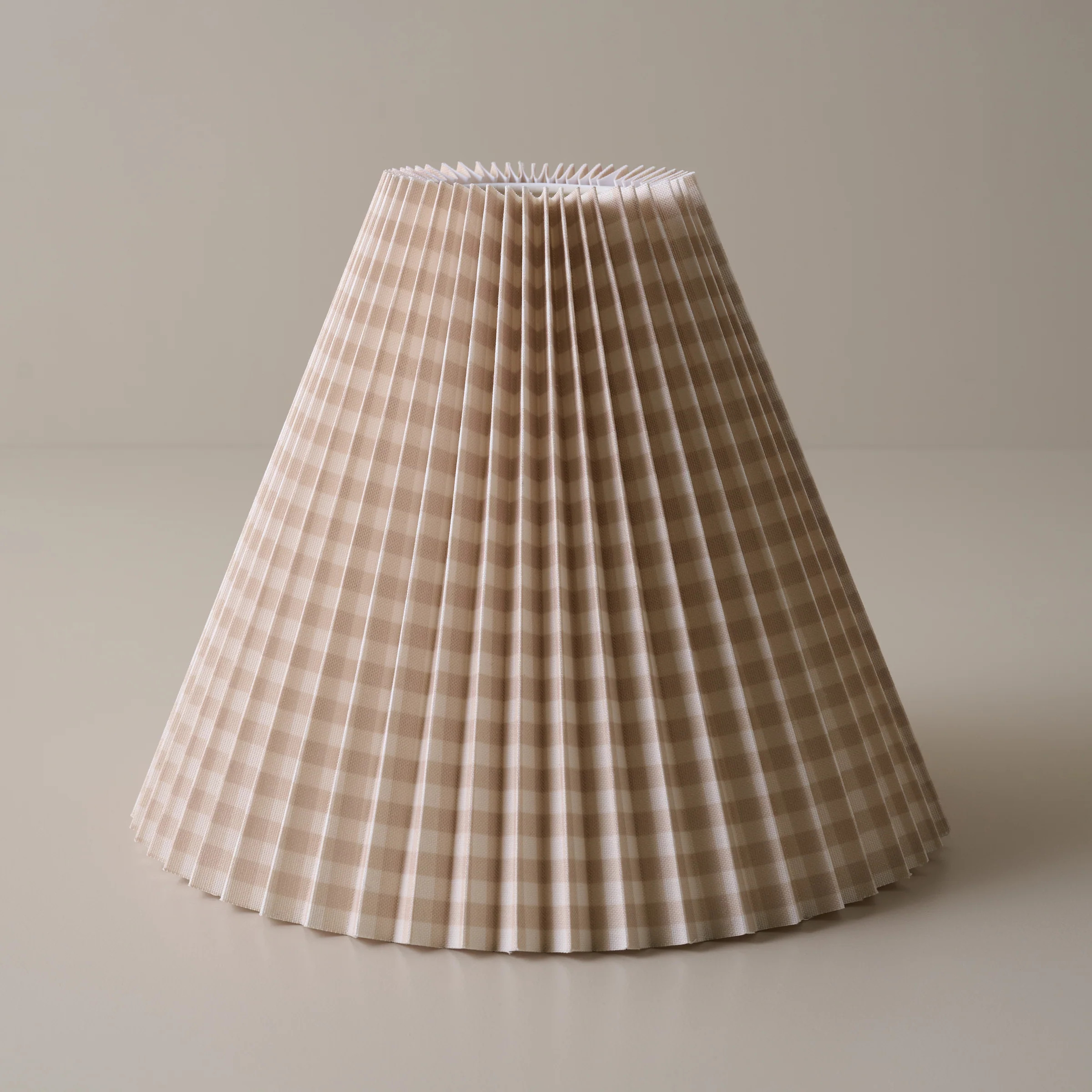 Tan Gingham Lamp Shade | Magnolia