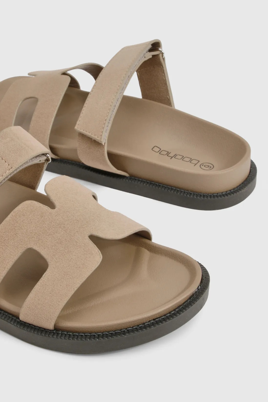 Sandals | Cut Out Detail Sliders | boohoo | Boohoo.com (UK & IE)