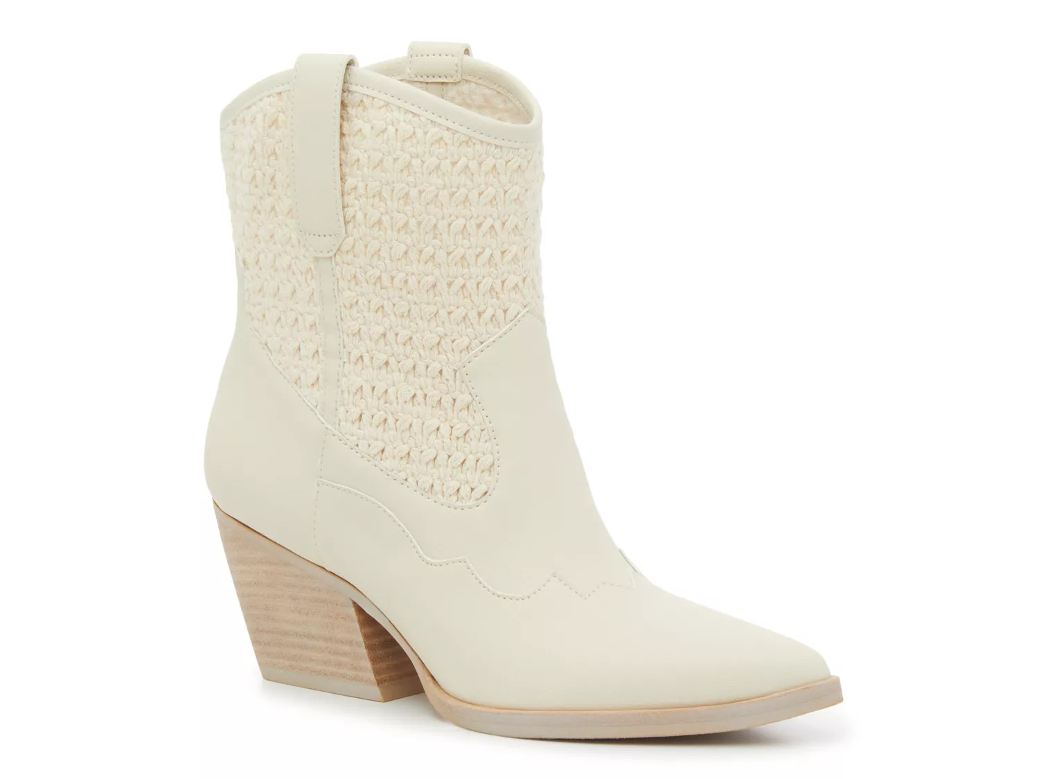 Dolce Vita Lacie Western Boot | Women's | Ivory | Size 9 | Boots | DSW