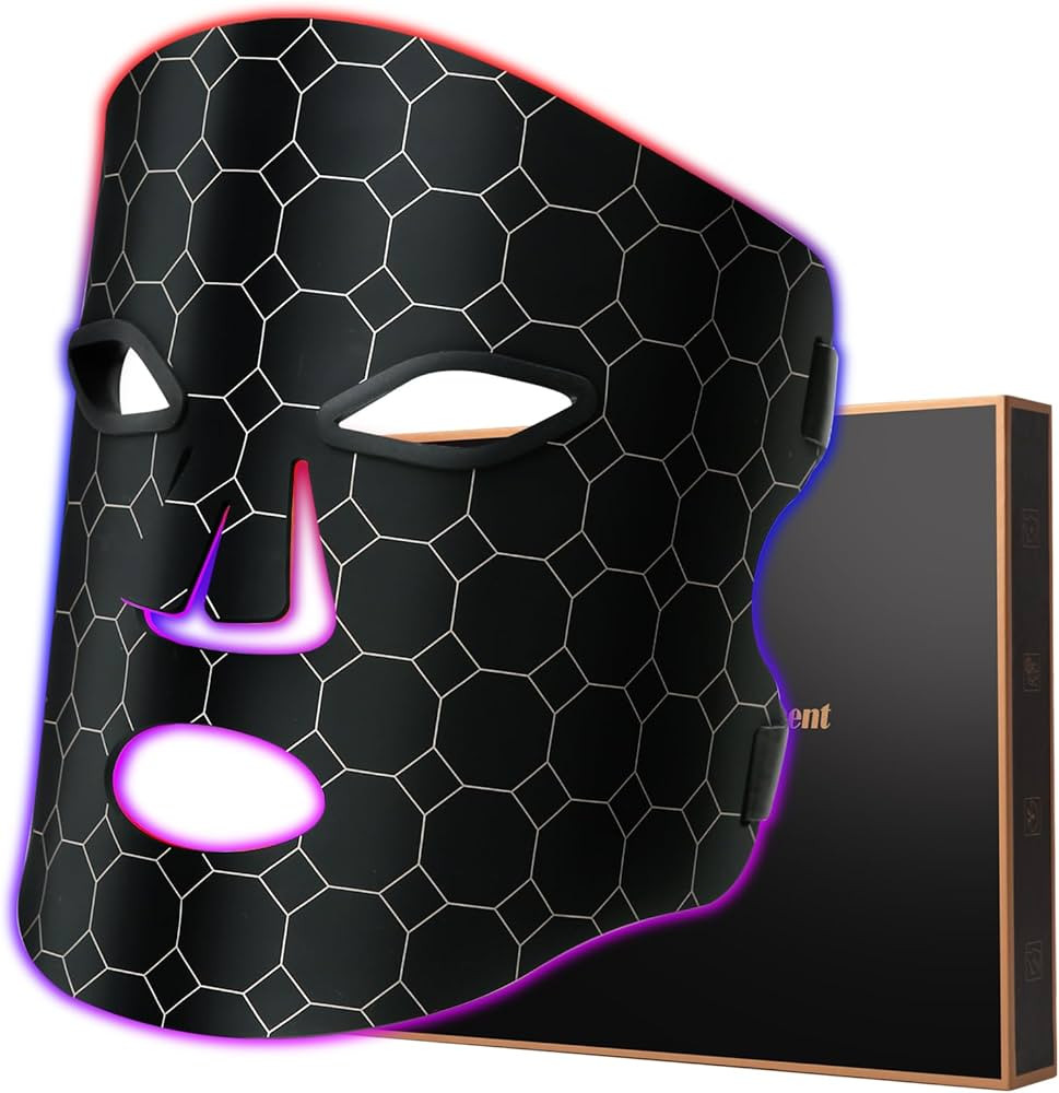 Red Light Therapy for Face, Near-Infrared 850 Red Light 4 Modes Led Face Mask Light Therapy, Port... | Amazon (US)