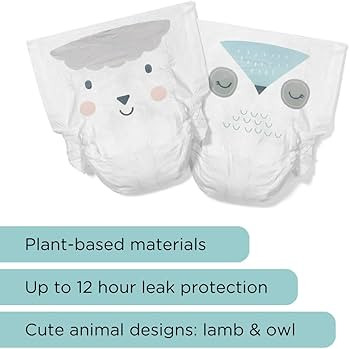 Kit & Kin Premium Eco Baby Nappies Size 1 | Plant-based & Hypoallergenic | Superior up to 12 Hour... | Amazon (UK)