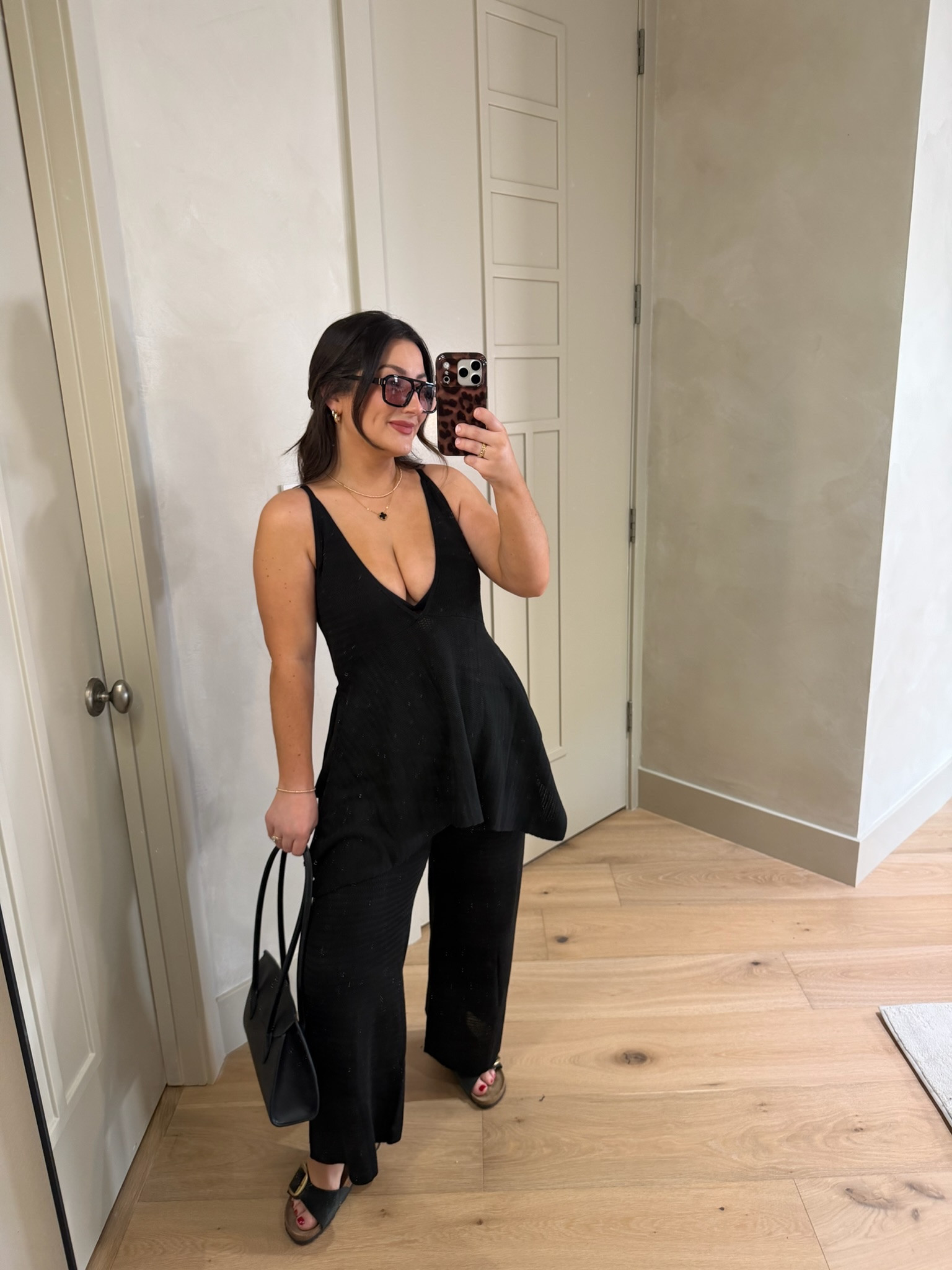 Love this lightweight knit set! Perfect for beach - dinner - resort!

Flowy tank with high waisted pants

Size small (5'0" 140lbs) 
Petite friendly

#LTKPetite #LTKTravel #LTKSeasonal