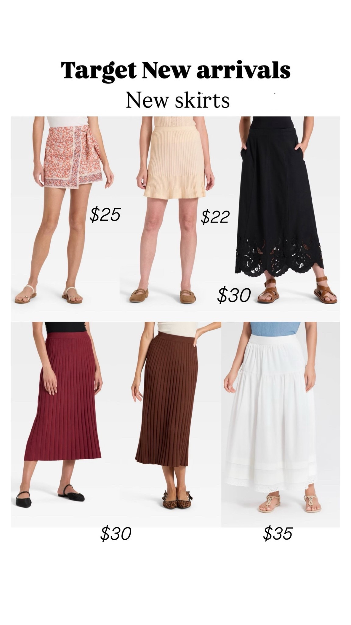 New skirts at Target

#LTKOver40 #LTKFindsUnder50 #LTKSaleAlert