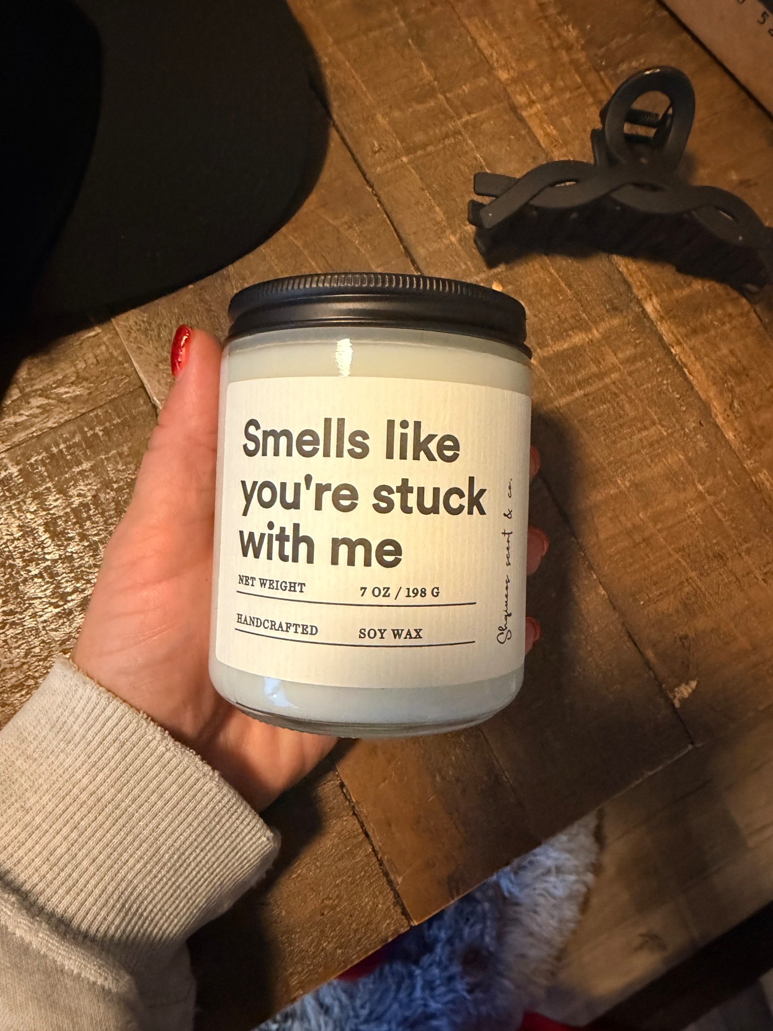 I love this candle I bought for my husband as a sweet little reminder he's stuck with me for-ev-ver

#LTKOver40 #LTKHome #LTKMens