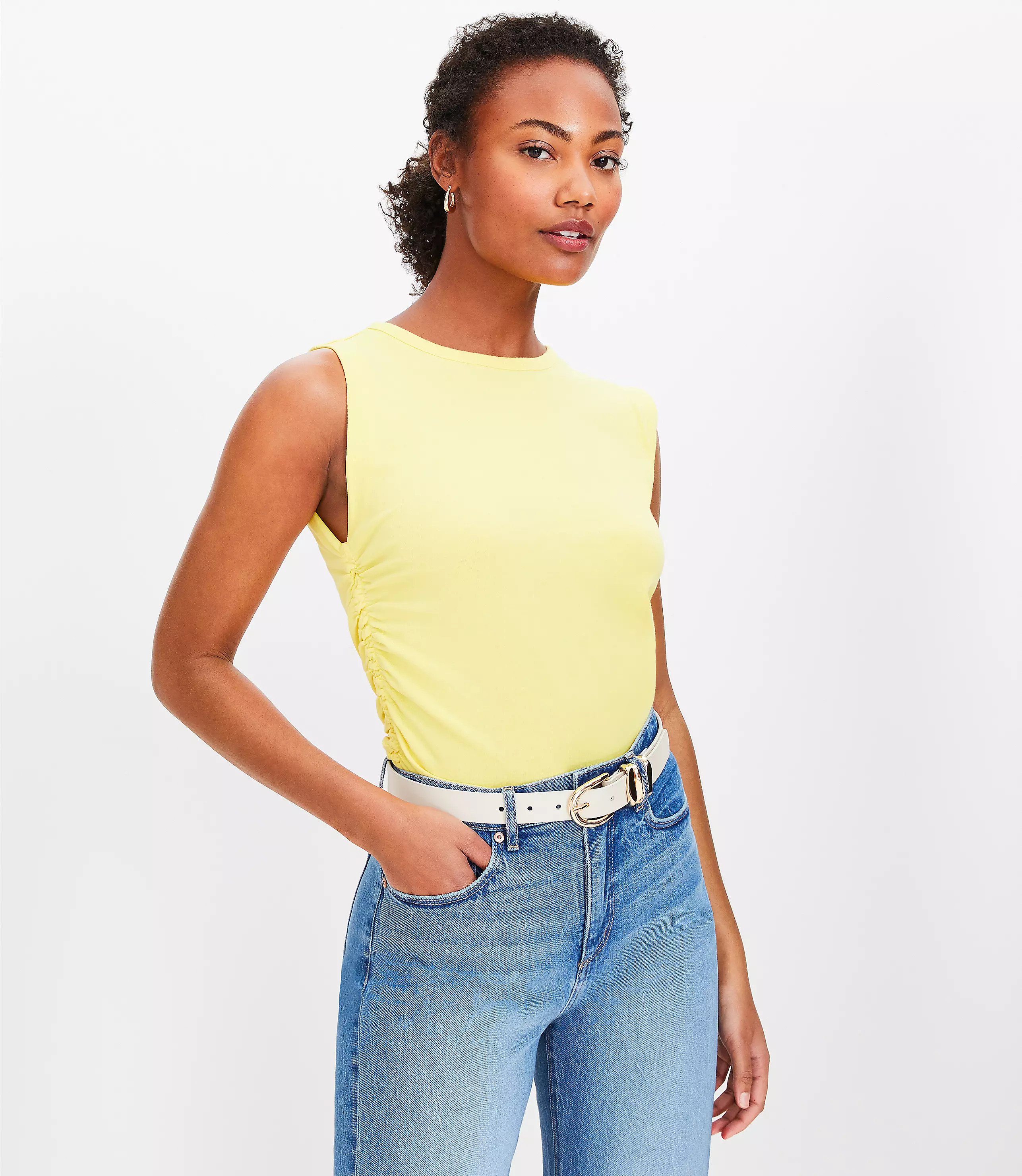 Ruched Tank Top | LOFT