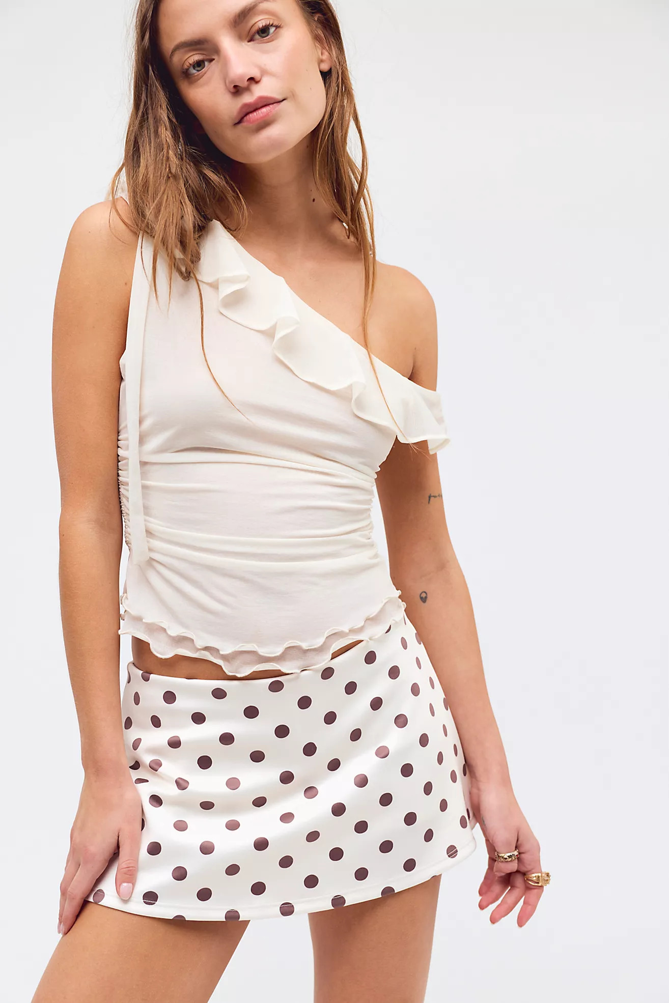 Geel Aria Printed Skort | Free People (Global - UK&FR Excluded)