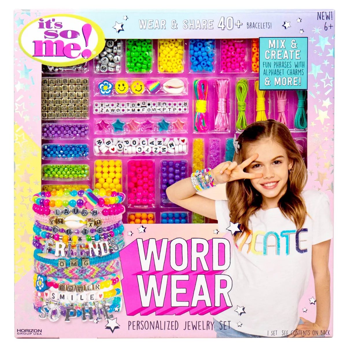 Word Wear Personalized Jewelry Making Set - It's So Me | Target