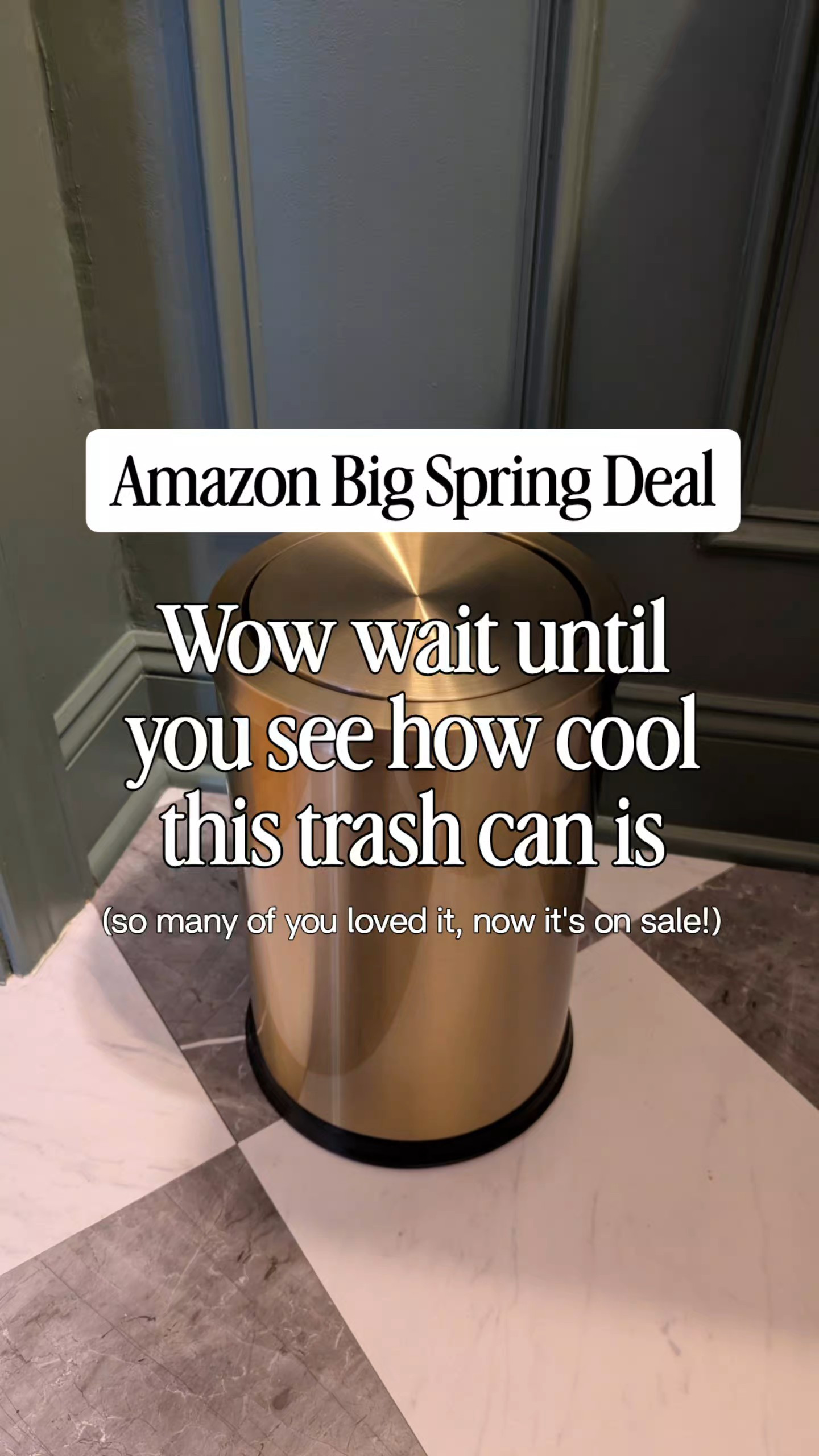 The Amazon Big Spring Sale is officially here, and it’s the perfect time to upgrade those everyday essentials that usually break the "cozy" vibe of a room.This stainless steel find is a total game-changer. My favorite feature? The internal pressing ring that completely hides the trash bag—no more messy plastic overhang! It’s smudge-proof, rust-free, and even has odor control to keep things fresh. It's the kind of functional piece that feels high-end without the high-end price tag.#AmazonSpringSale#KitchenUpgrades#AmazonHome#HomeOrganization#InteriorStylingAmazon Big Spring Deal 2026Sleek kitchen essentialsStainless steel trash canAmazon home findsHidden trash bag hack

#LTKHome #LTKSaleAlert