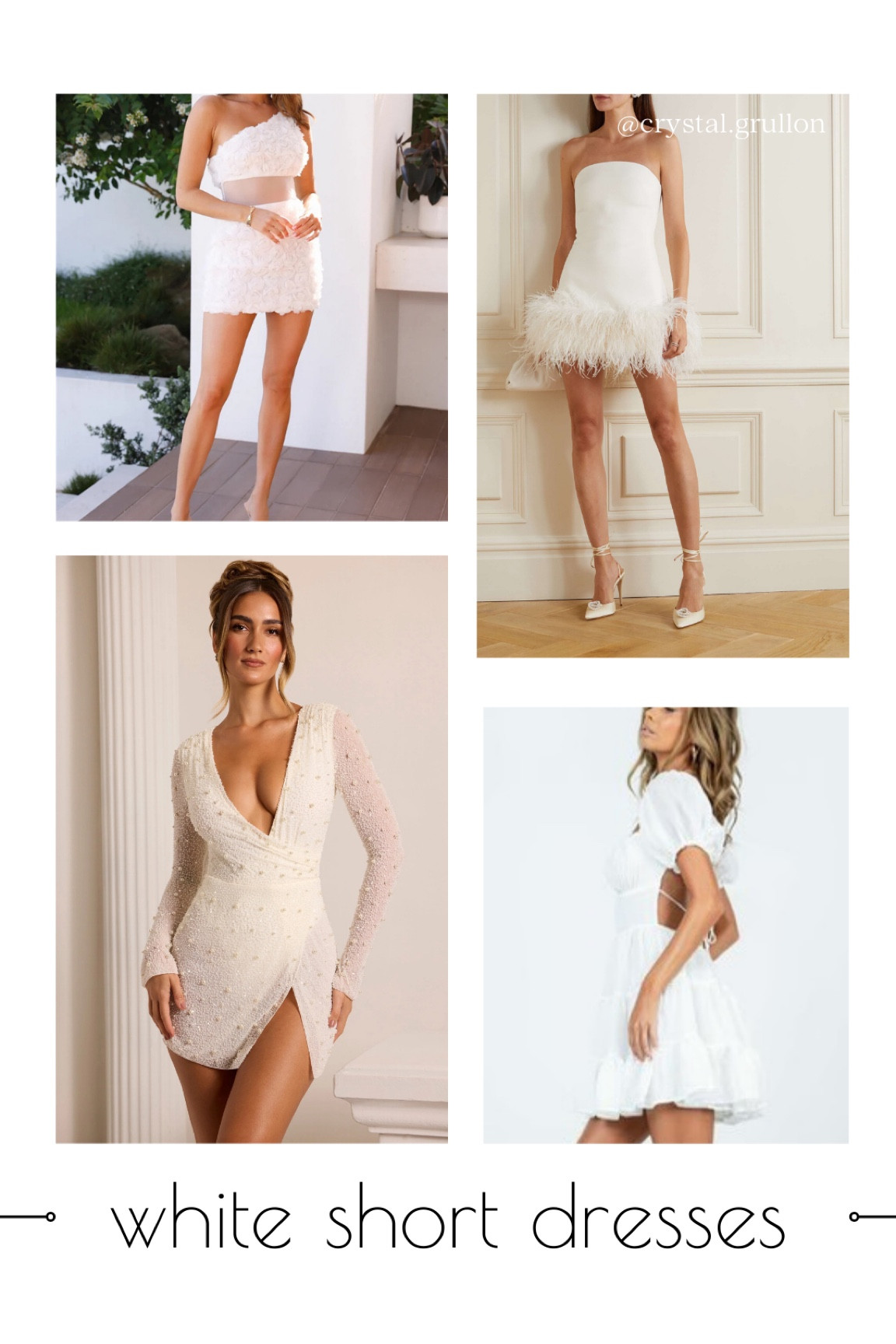 White short dresses, for a special occasion 💗

#LTKSeasonal #LTKwedding #LTKstyletip