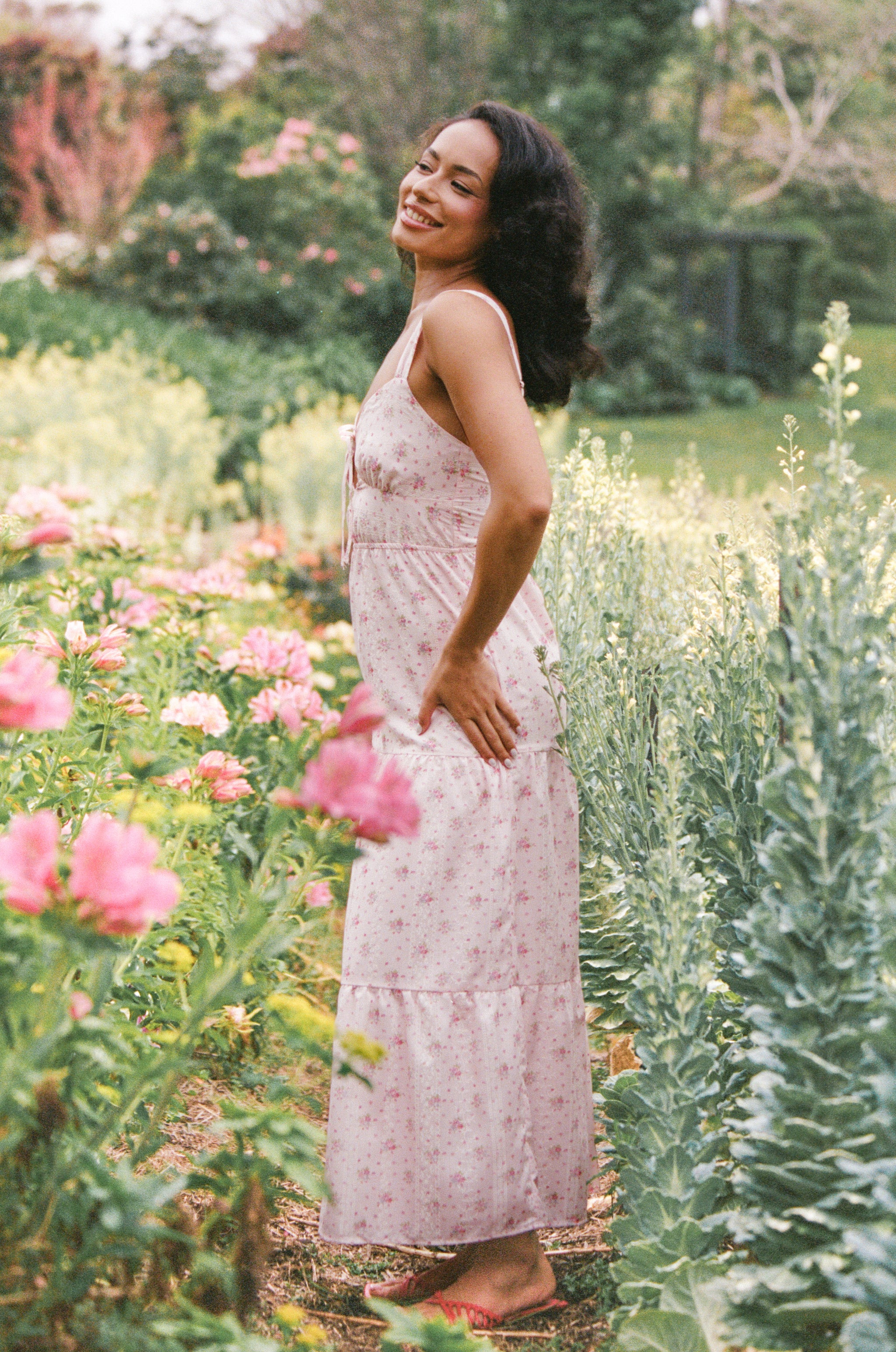 Kendra Maxi Dress - Pink Floral | Petal & Pup (US)