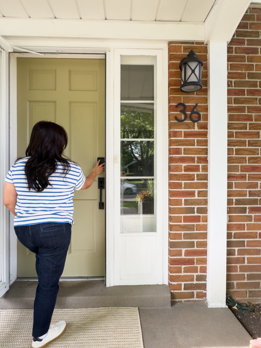 Front door and summer porch decor with indoor outdoor rug, outdoor doormat, outdoor lighting, modern house numbers, door hardware. Save up to 50% off on indoor outdoor rugs and decor during Wayfair Canada’s BIG Outdoor sale June 9 to June 23, 2025. #ad #WayfairCanada #WayfairCAHome #WayfairCAPartner @wayfaircanada

#LTKcanada #LTKcasa #LTKsummer