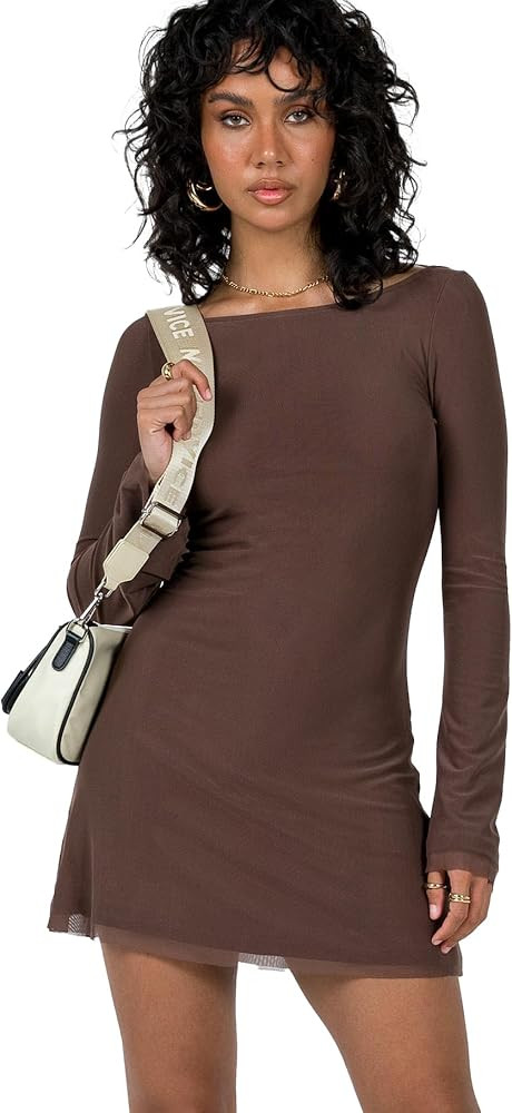 Princess Polly Lukea Long Sleeve Mini Dress | Amazon (US)