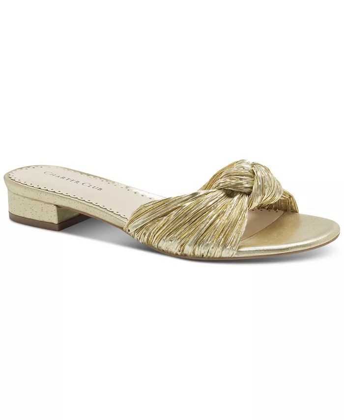 Charter Club Syda Flat Sandals, Created for Macy's & Reviews - Sandals - Shoes - Macy's | Macys (US)