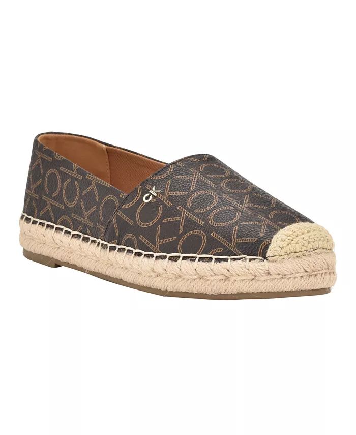 Calvin Klein Women's Popular Casual Espadrille Slip-On Flats - Macy's | Macy's