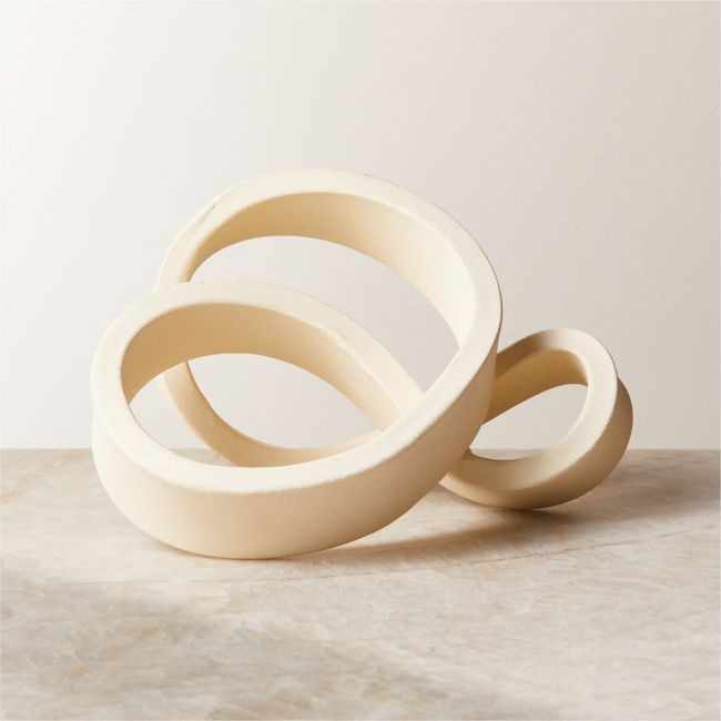 Elas Bone Ceramic Art Object | CB2