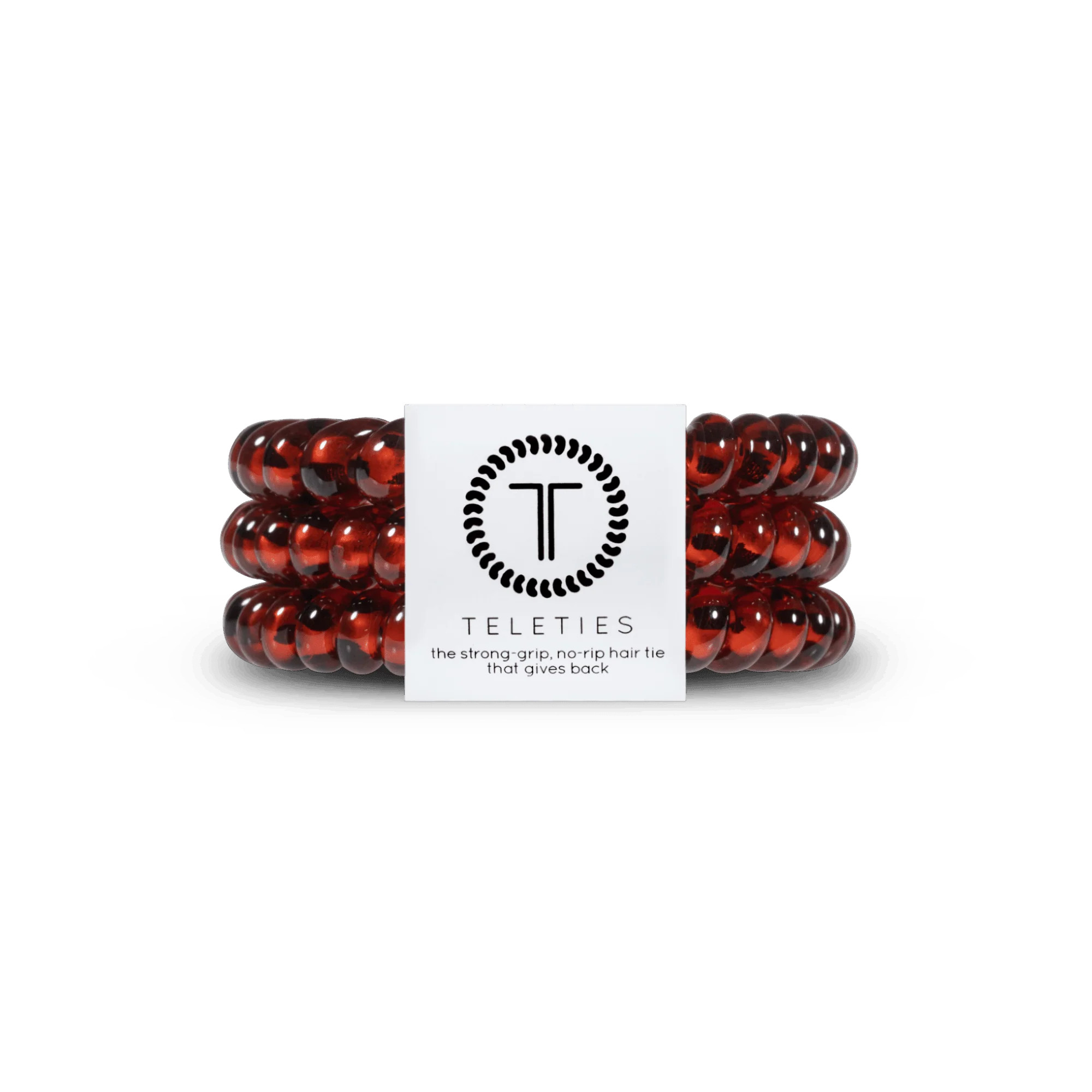TELETIES Small Hair Ties, Tortoise | TELETIES