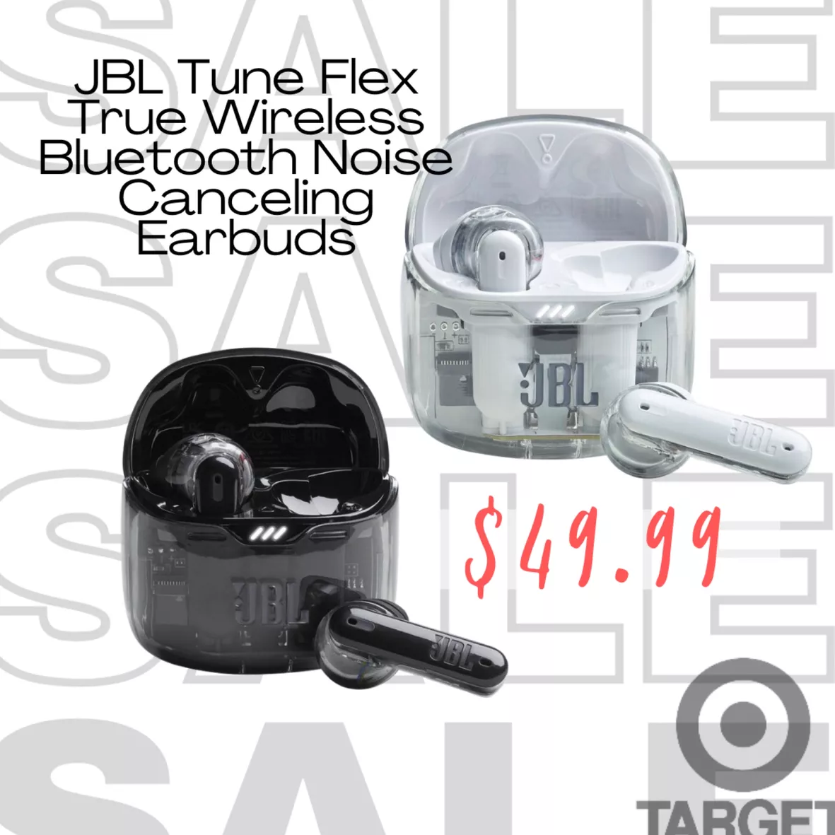 Jbl Tune Flex True Wireless Bluetooth Noise Canceling Earbuds : Target