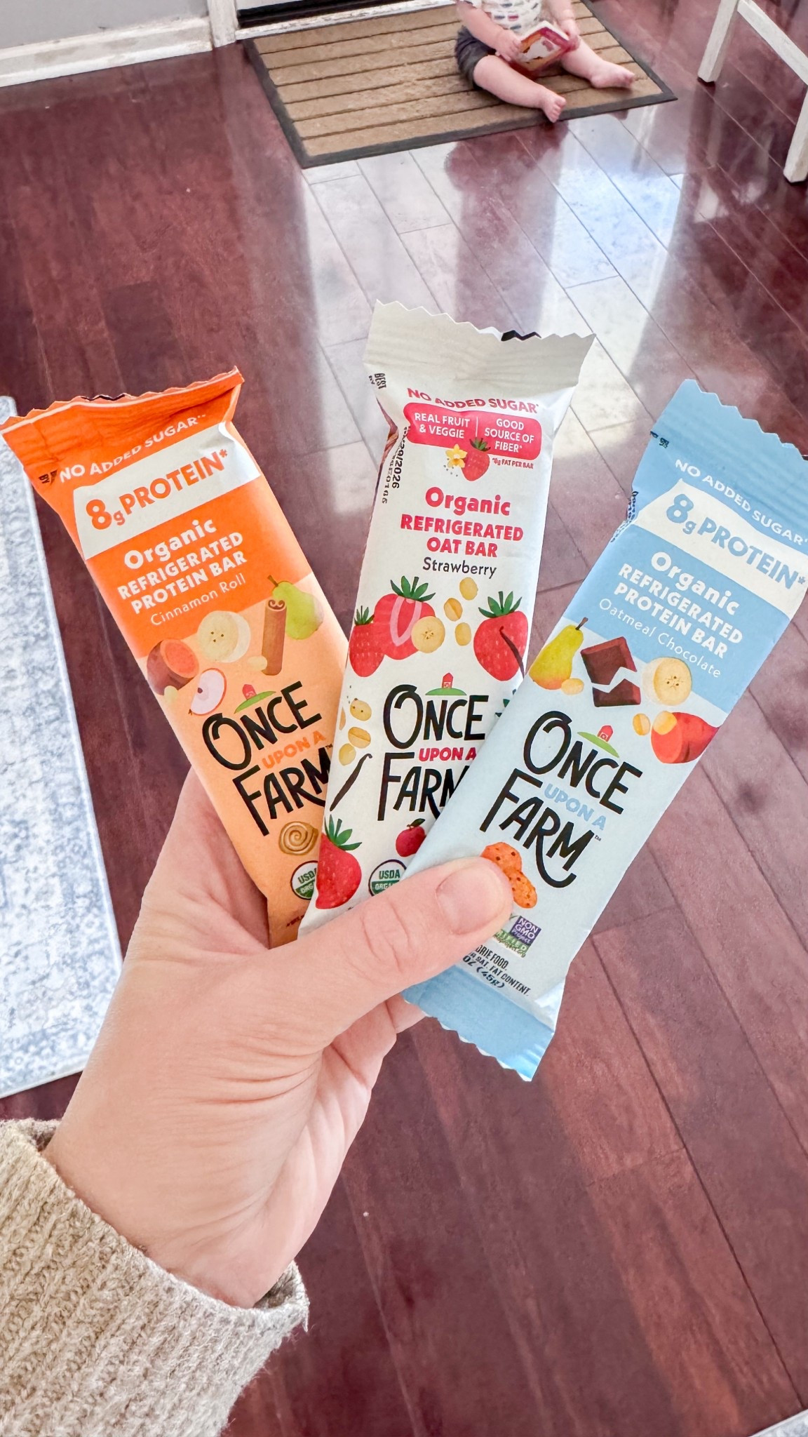 My little guy is obsessed with these once upon a farm granola bars! They are great ingredients and so delicious! 

#LTKfoodie #LTKBaby #LTKKids