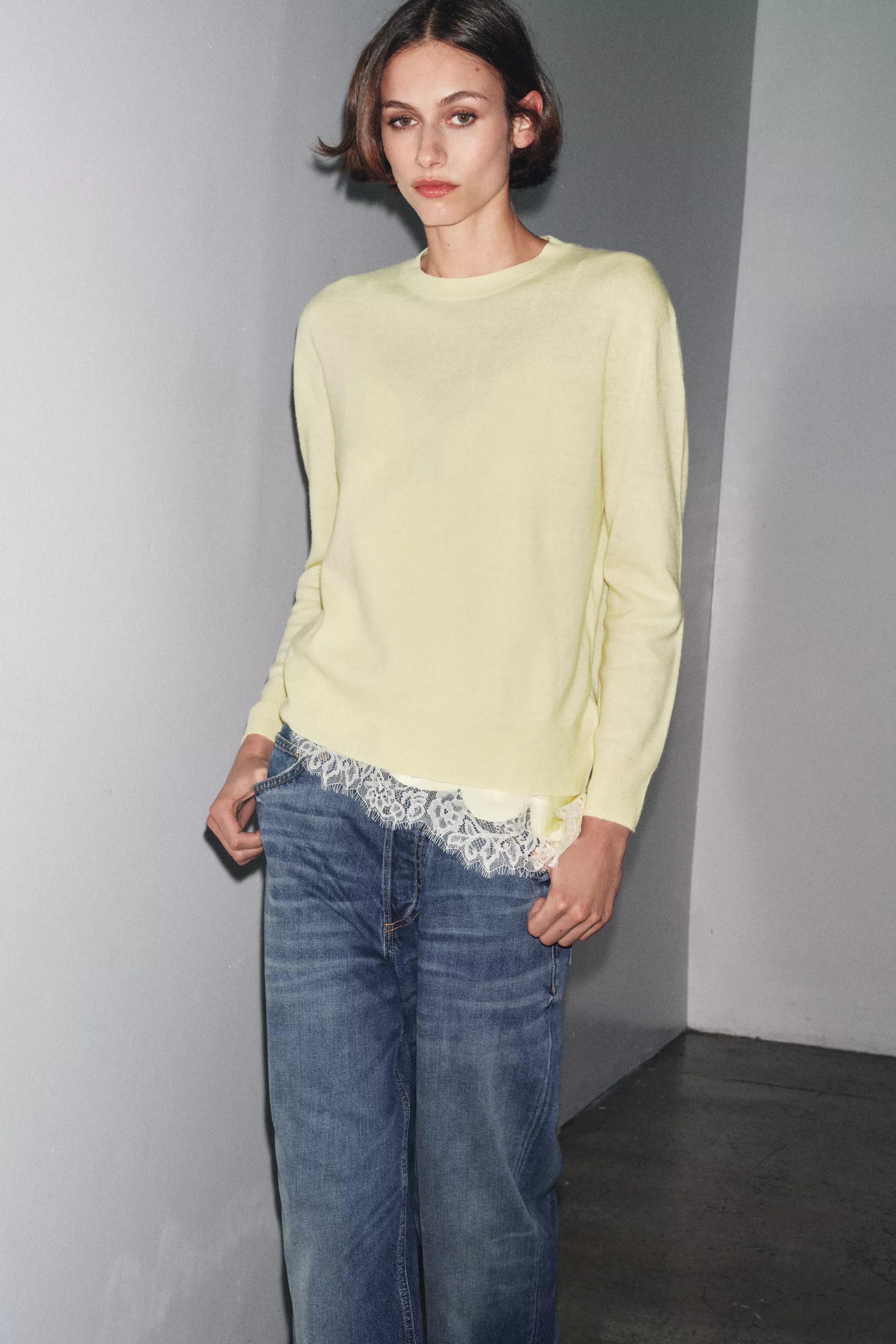 EXTRA SOFT 100% WOOL KNIT SWEATER | Zara Canada