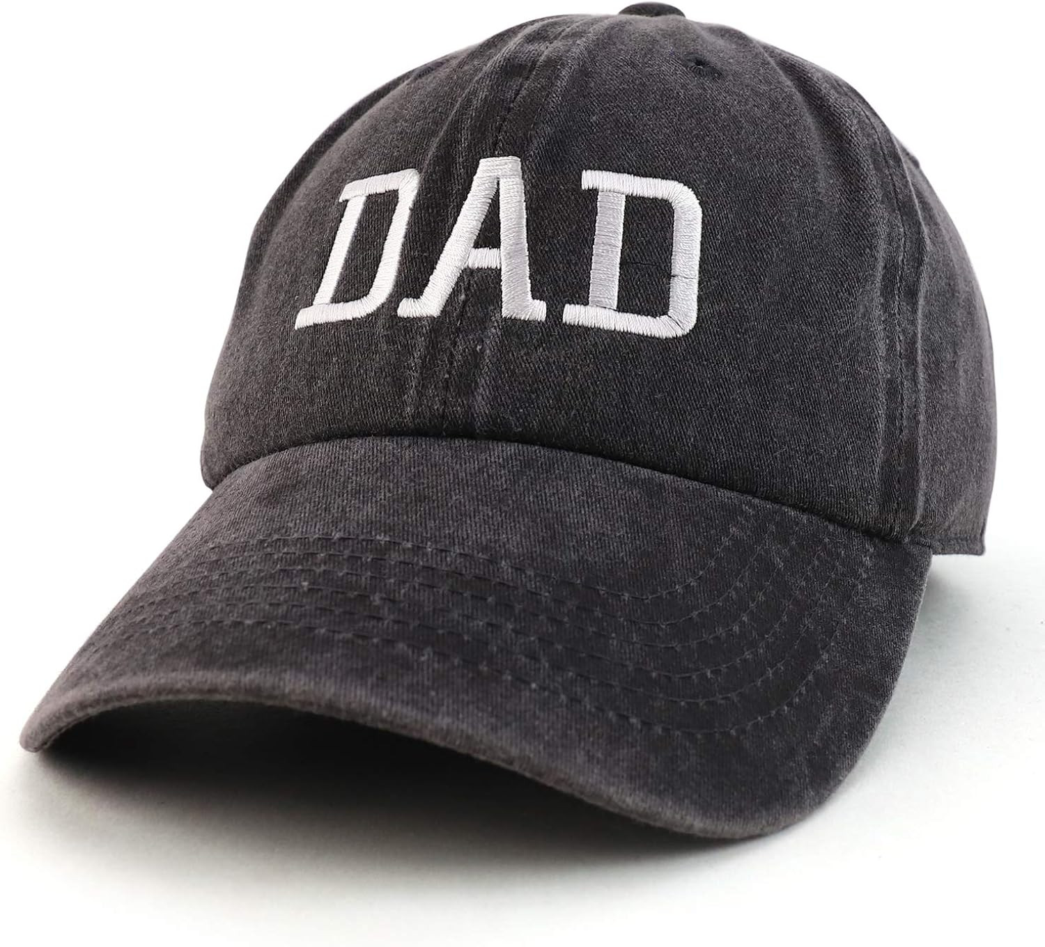 Trendy Apparel Shop Dad Embroidered Pigment Dyed Low Profile Cotton Cap | Amazon (US)