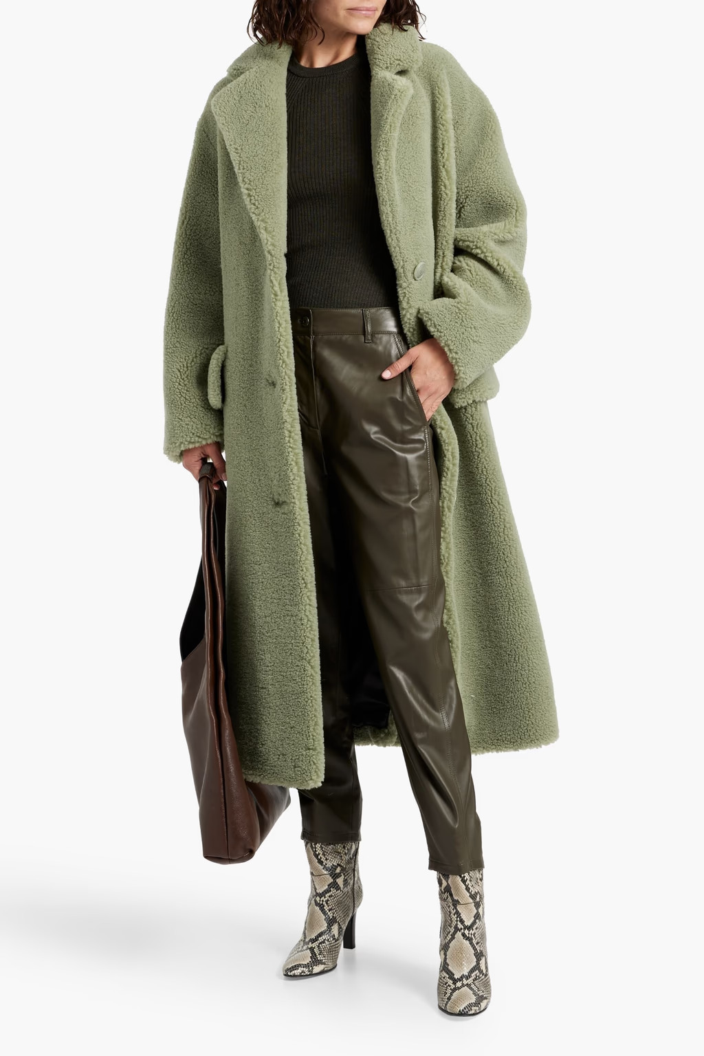 Tayla faux shearling coat | The Outnet (US and CA)