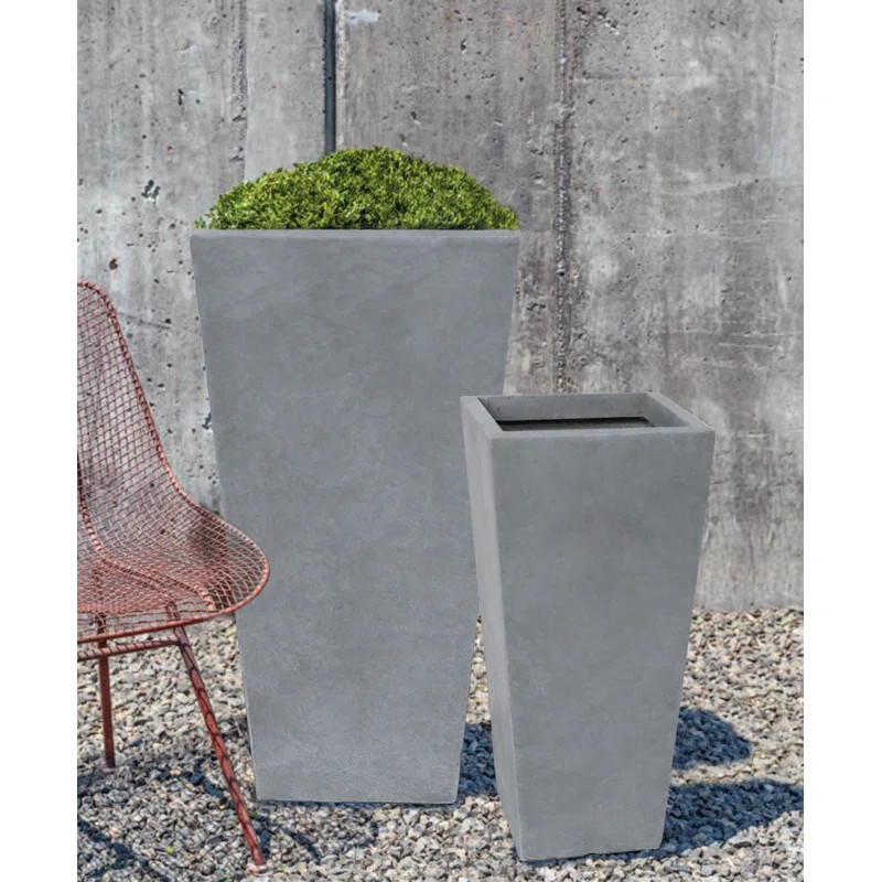 Modern Concrete Pot Planter | Wayfair Professional