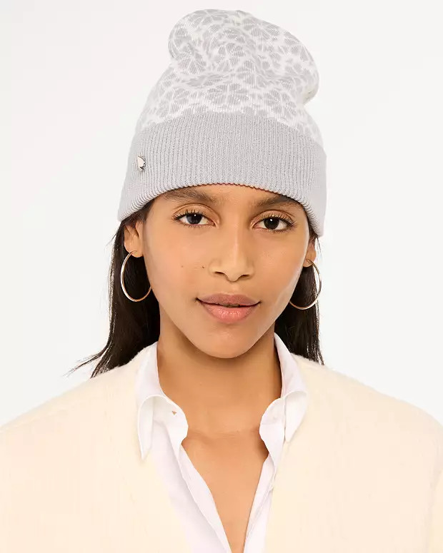 Spade Flower Cuff Beanie | Kate Spade Outlet