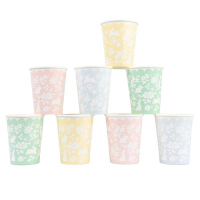 Meri Meri Ditsy Bunny Cups (Pack of 8) | Target