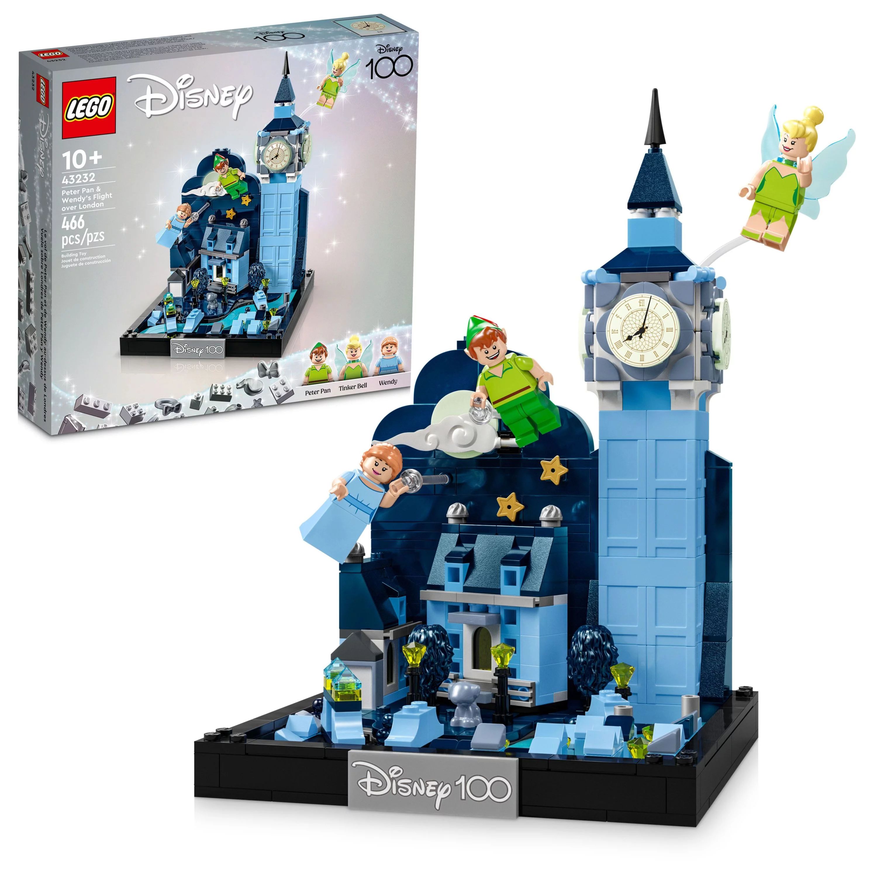LEGO Disney Peter Pan & Wendy’s Flight over London 43232 Never-Grow-Up Building Set, Disney’s... | Walmart (US)