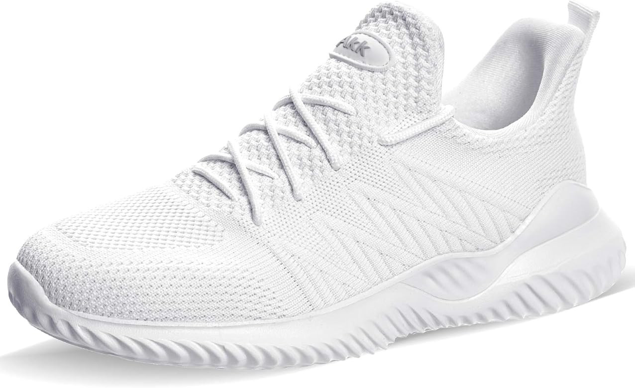 Akk Womens Walking Tennis Shoes - Slip On Memory Foam Lightweight Casual Sneakers for Gym Travel ... | Amazon (US)