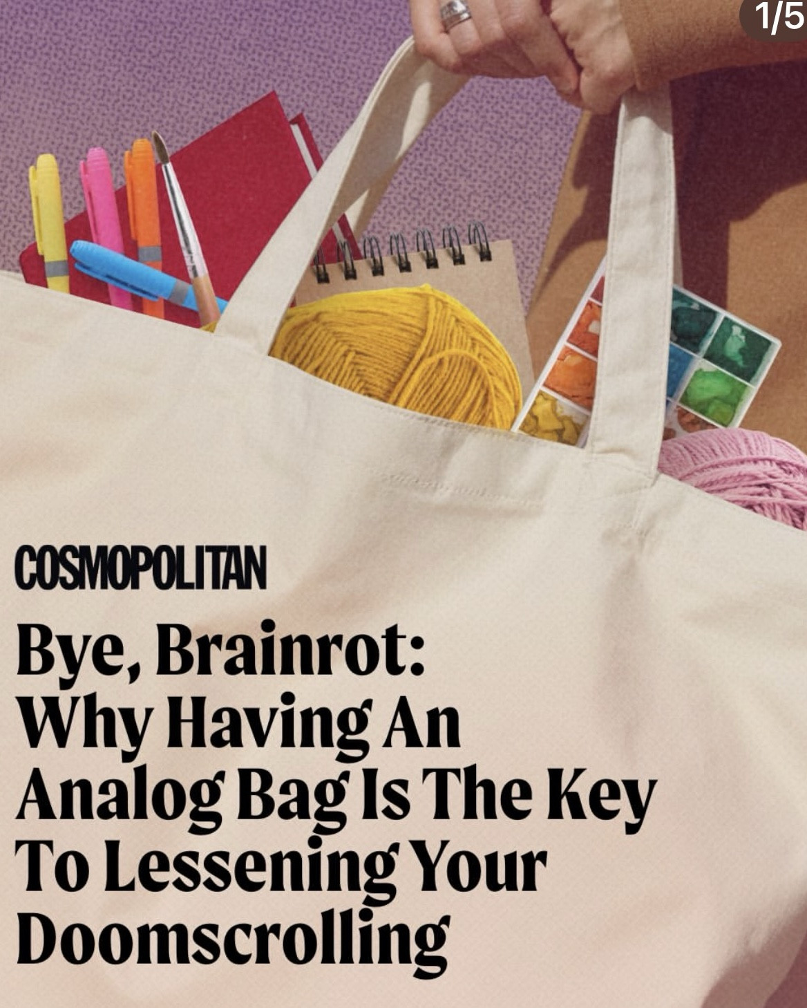 My go to analog activities ….
1-watercolors
2-mahjong practice
3-baking or meal prepping…
4-reading a physical book outside, or audio while doing chores/housework
5-re-organizing a different spot
These are my go to activities for chilling as a “passionate, hyperactive person” who wants to stay off the phone. 

#LTKGiftGuide #LTKSeasonal #LTKHoliday