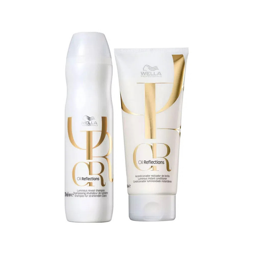 Kit Wella Oil Reflections - Shampoo 250 ml + Condicionador 200 ml | Amobeleza (BR)