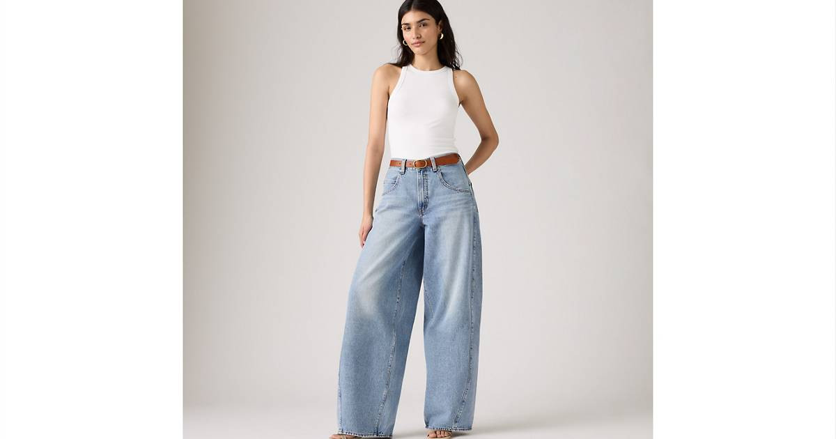Super Baggy Barrel Women's Jeans - Medium Wash | Levi's® US | Levi's US