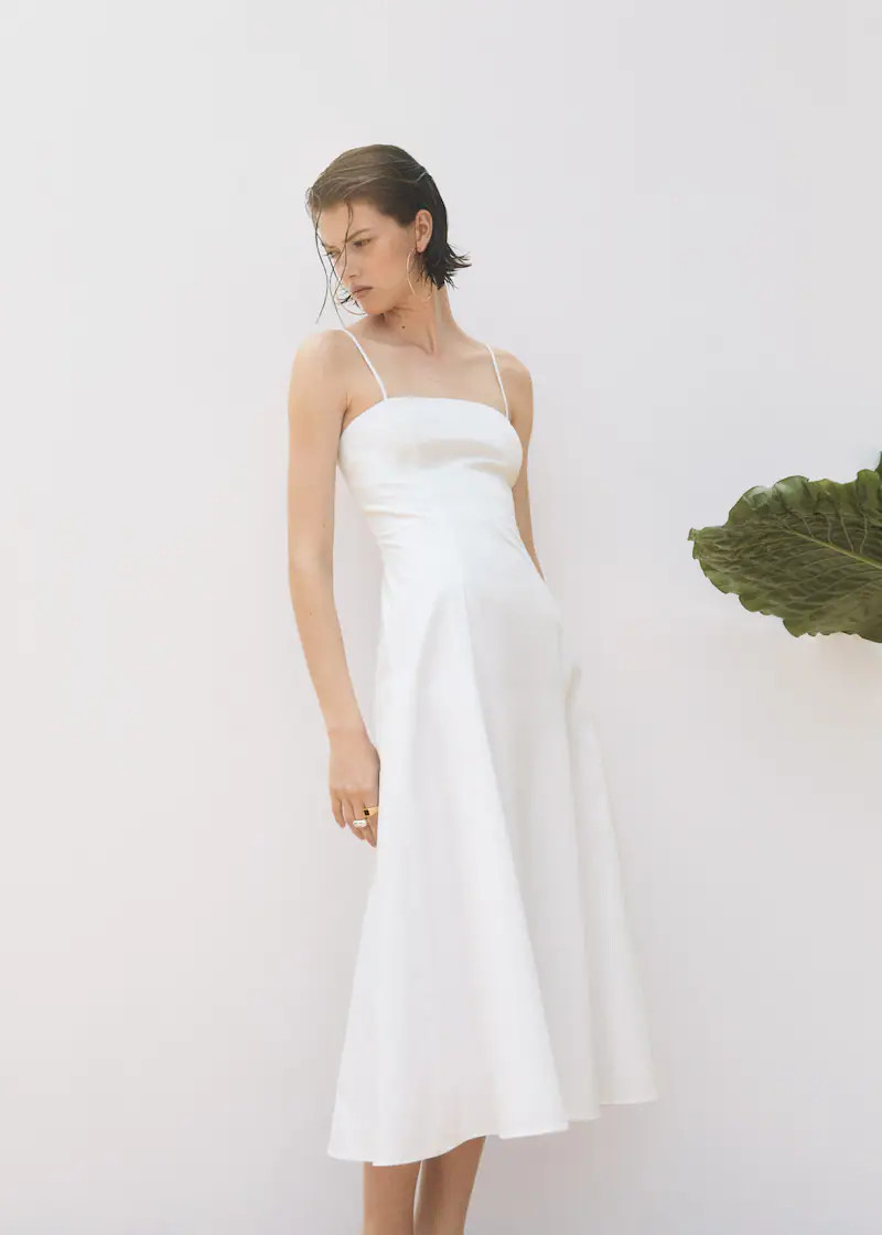 Midi dress back detail | MANGO (US)