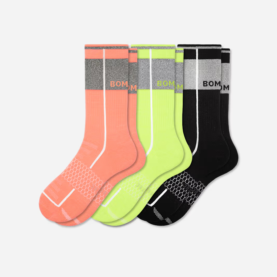 Women's Reflec-Tec All-Purpose Calf Sock 3-Pack | Bombas