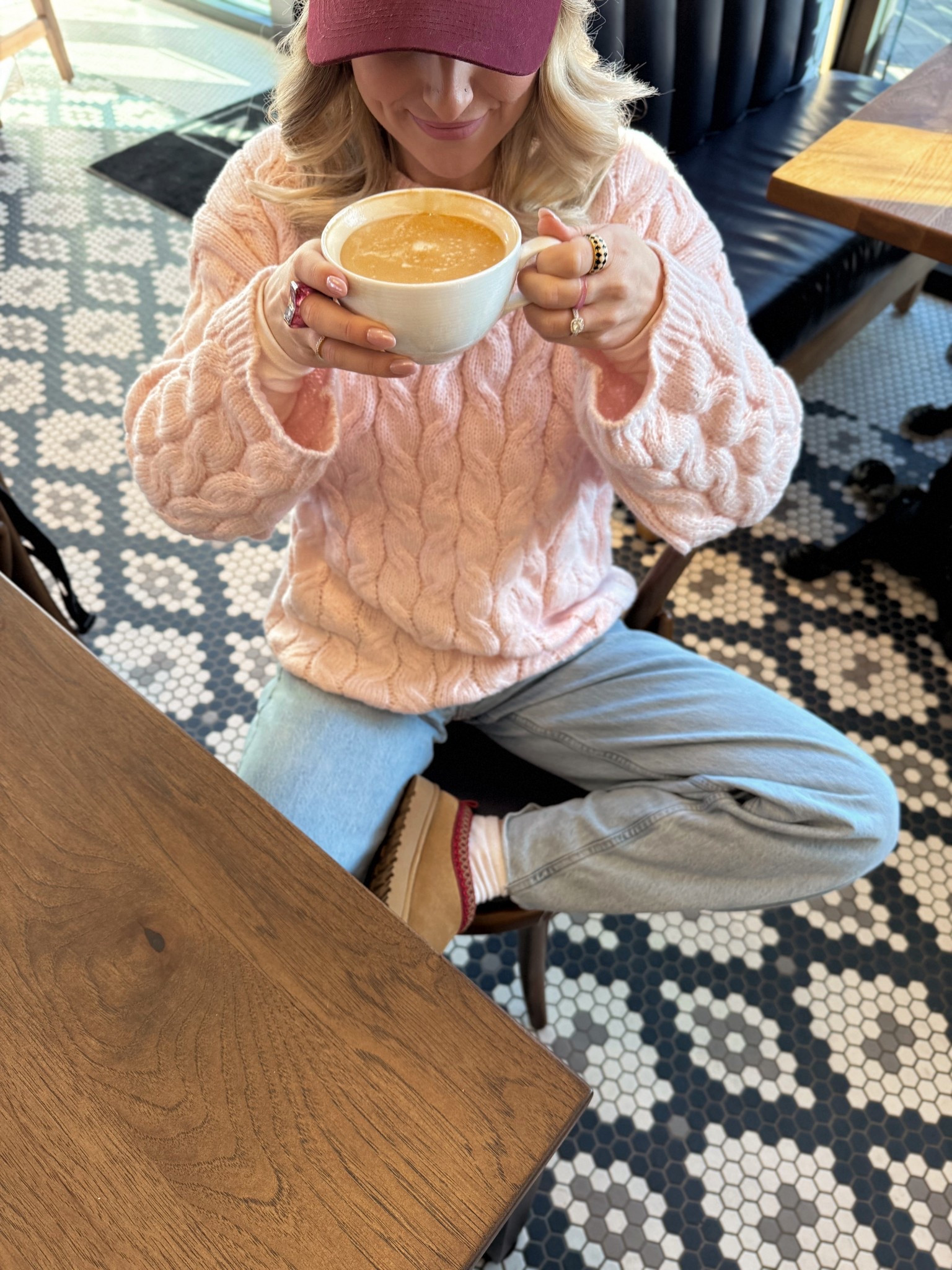 Small sweater 
24 jeans 

Amazon pink cable knit sweater, Amazon cable knit sweater women, Amazon pink sweater outfit, Amazon winter sweater find, affordable Amazon sweater, cozy Amazon sweater look, Abercrombie & Fitch jeans outfit, Abercrombie high rise straight jeans, Abercrombie everyday denim, casual Abercrombie jeans outfit, UGG inspired slippers from Amazon, Amazon UGG dupes, cozy slip on shoes women, casual winter shoes Amazon, Amazon baseball cap outfit, neutral Amazon hat women, casual coffee date outfit, cozy casual outfit women, everyday comfy outfit, neutral winter outfit women, pink sweater casual look, athleisure casual outfit women, comfy chic outfit inspiration

#LTKValentine #LTKSaleAlert #LTKootd