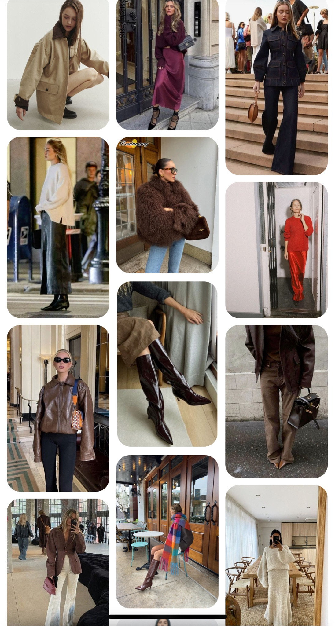 Fall & Winter Mood Board | Cold weather clothing is elite in my opinion. I love that there’s more opportunity to play with layers and textures, than in the spring and summer. Give me alll the browns, reds, creams, and maroons this fall and winter! I can’t get enough 🐻🍇🍷🤎

#LTKSeasonal #LTKGiftGuide #LTKHoliday