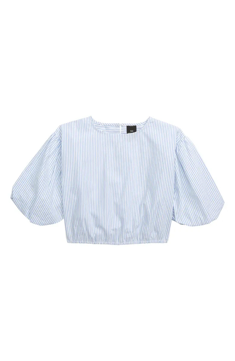 Bubble Sleeve TopSOMETHING NAVY | Nordstrom