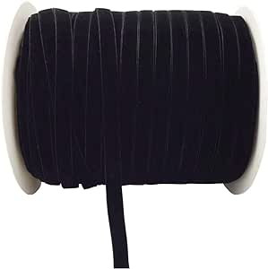 10 Yards Black Velvet Ribbon Spool | Amazon (US)