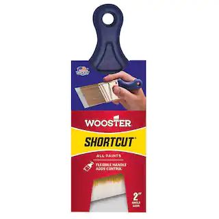 2 in. Shortcut Polyester Angle Sash Brush | The Home Depot