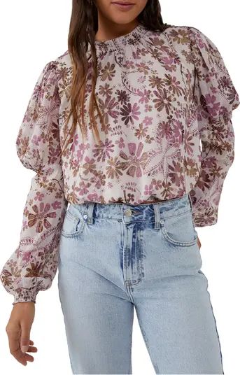 Free People Clarissa Juliet Sleeve Blouse | Nordstrom | Nordstrom