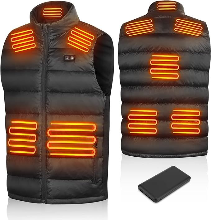 WARMFIT Heated Vest with Battery Pack for Men Women,Lightweight Heated Jacket with 3 Heating Leve... | Amazon (US)